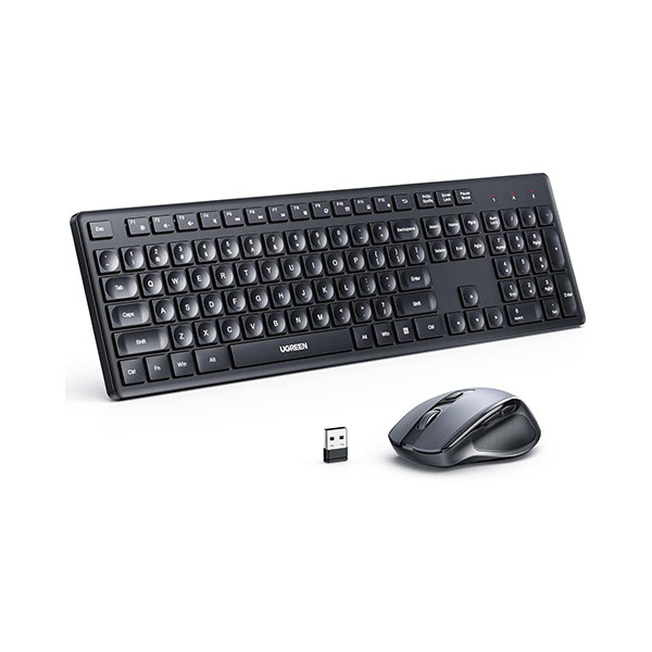 UGreen MK006 (35740) Black Wireless Keyboard and Mouse Combo